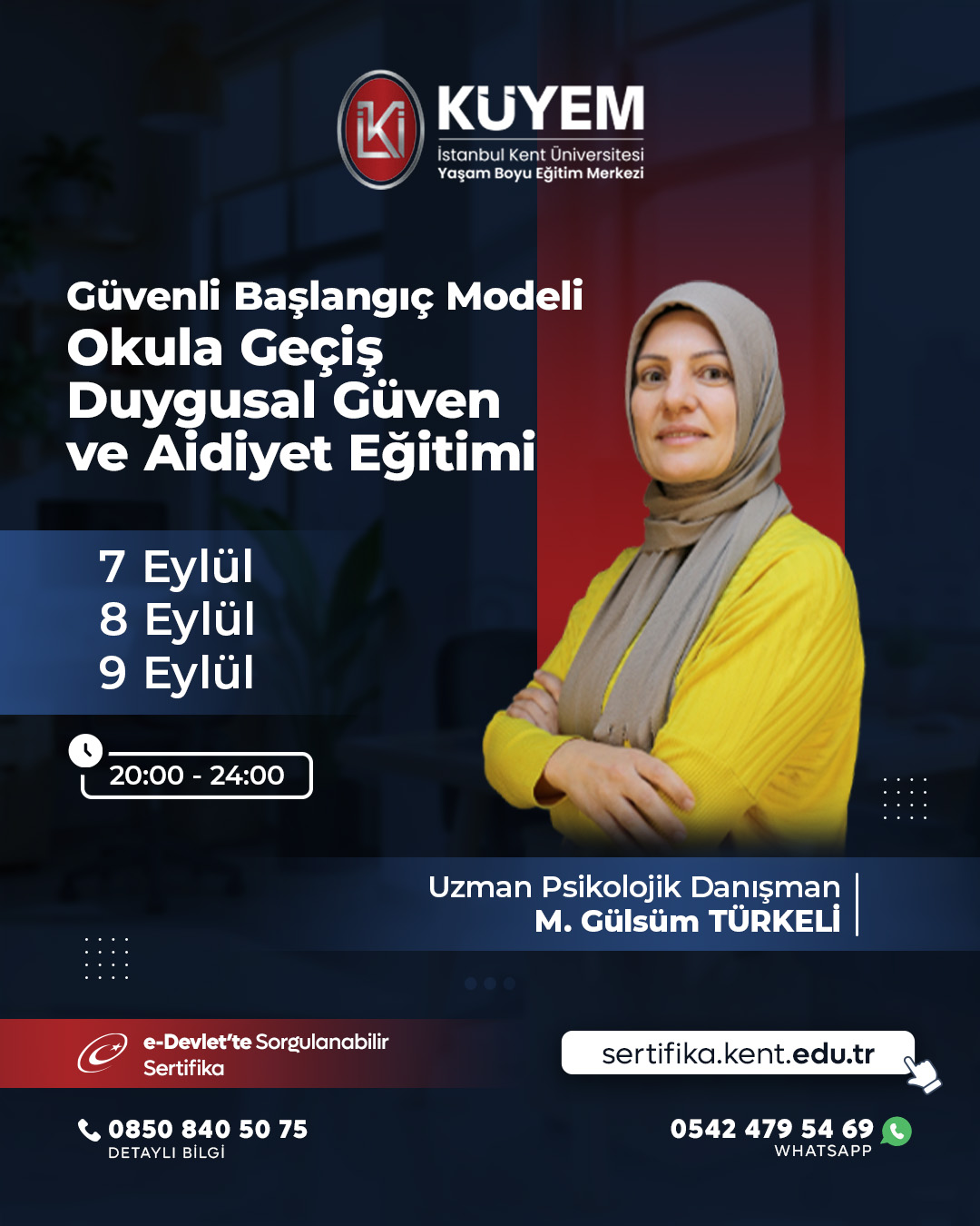 Güvenli Başlangıç Modeli: Okula Geçiş, Duygusal Güven ve Aidiyet Eğitimi (Canlı) 
