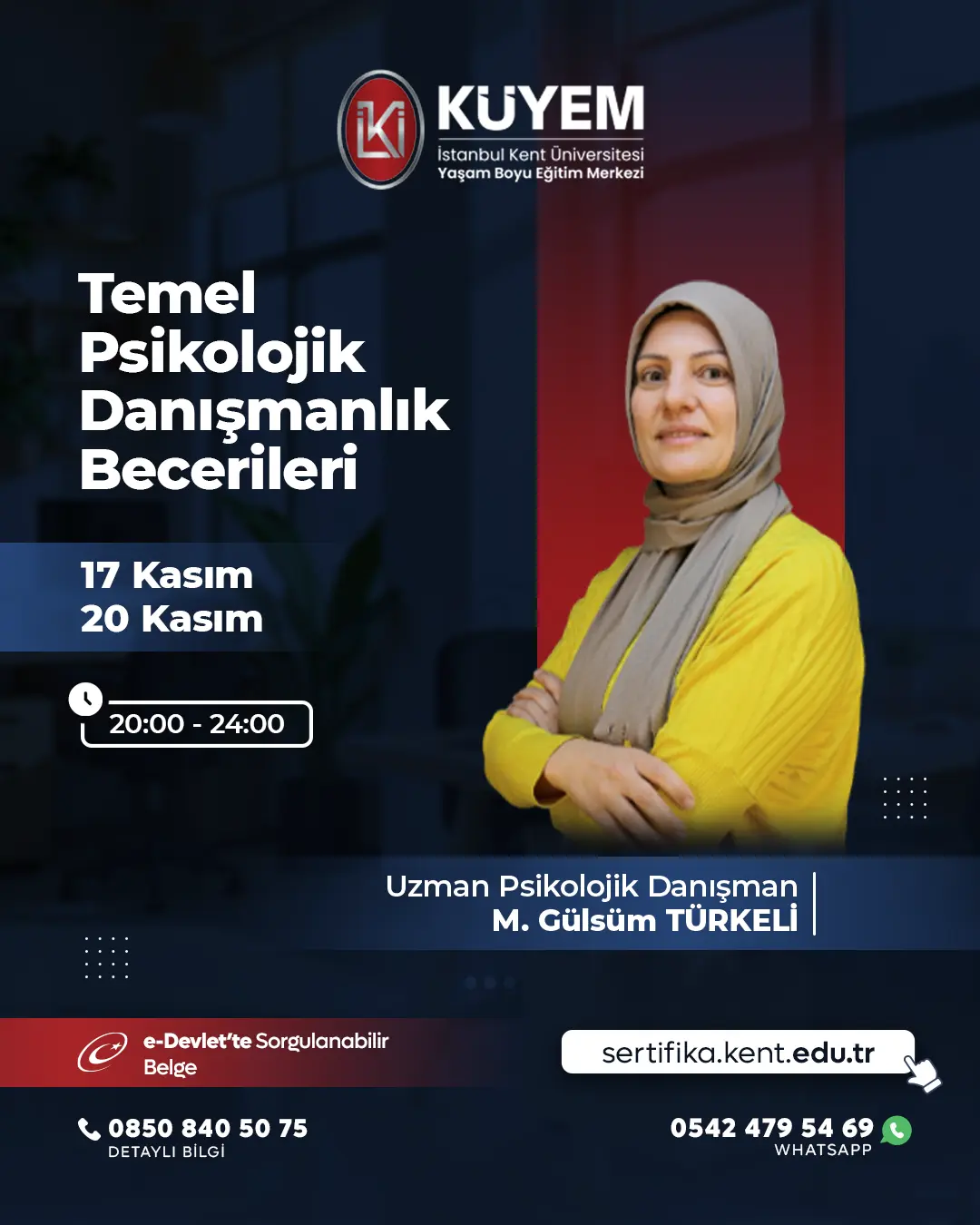 Temel Psikolojik Danışmanlık Becerileri (Canlı) 