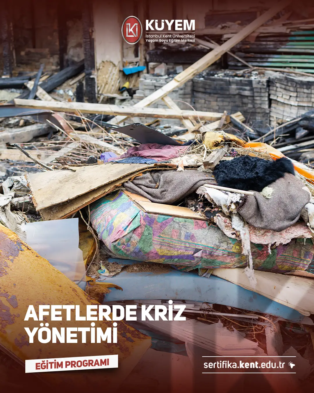 Afetlerde Kriz Yönetimi Sertifika Programı