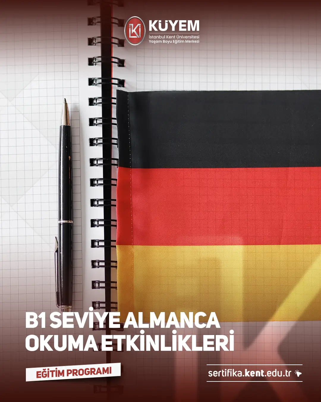 B1 Seviye Almanca Okuma Etkinlikleri Sertifika Programı