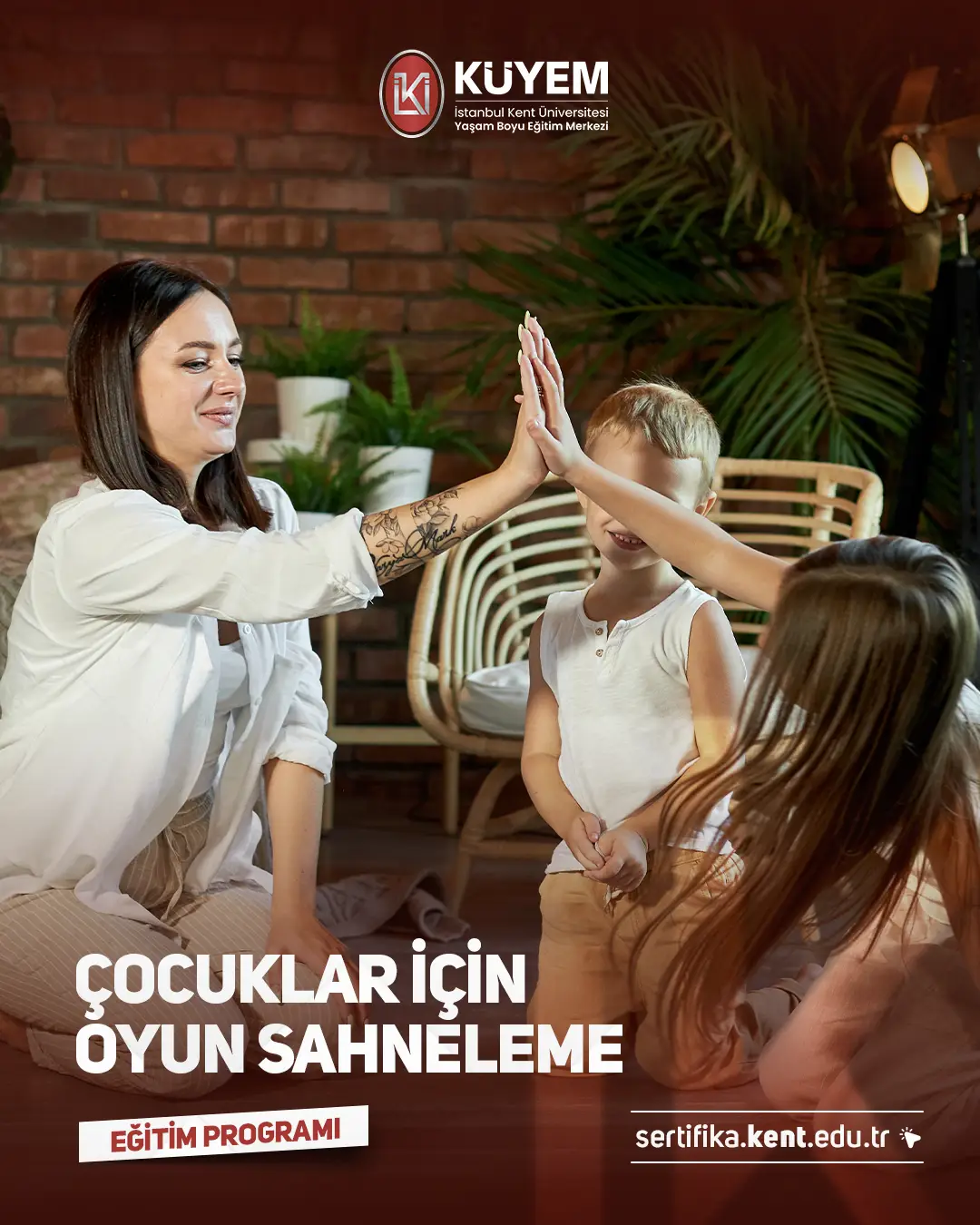 Çocuklar İçin Oyun Sahneleme Sertifika Programı