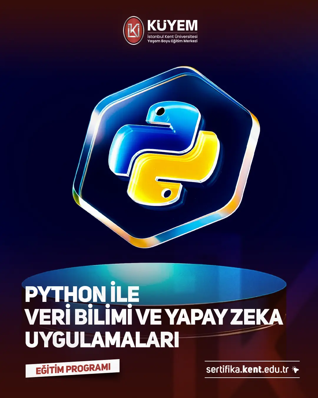 Python İle Veri Bilimi Ve Yapay Zeka Uygulamaları Sertifika Programı