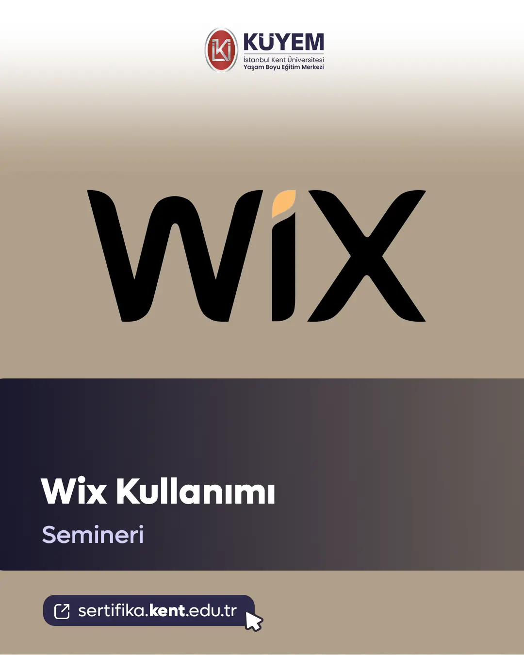 Wix Kullanımı Semineri
