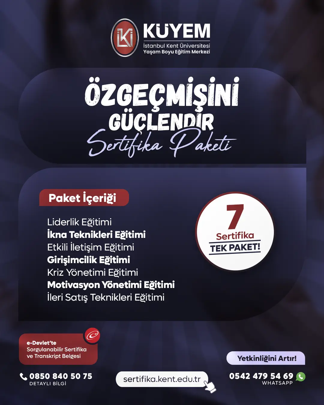 Özgeçmişini Güçlendir Sertifika Paket Programı