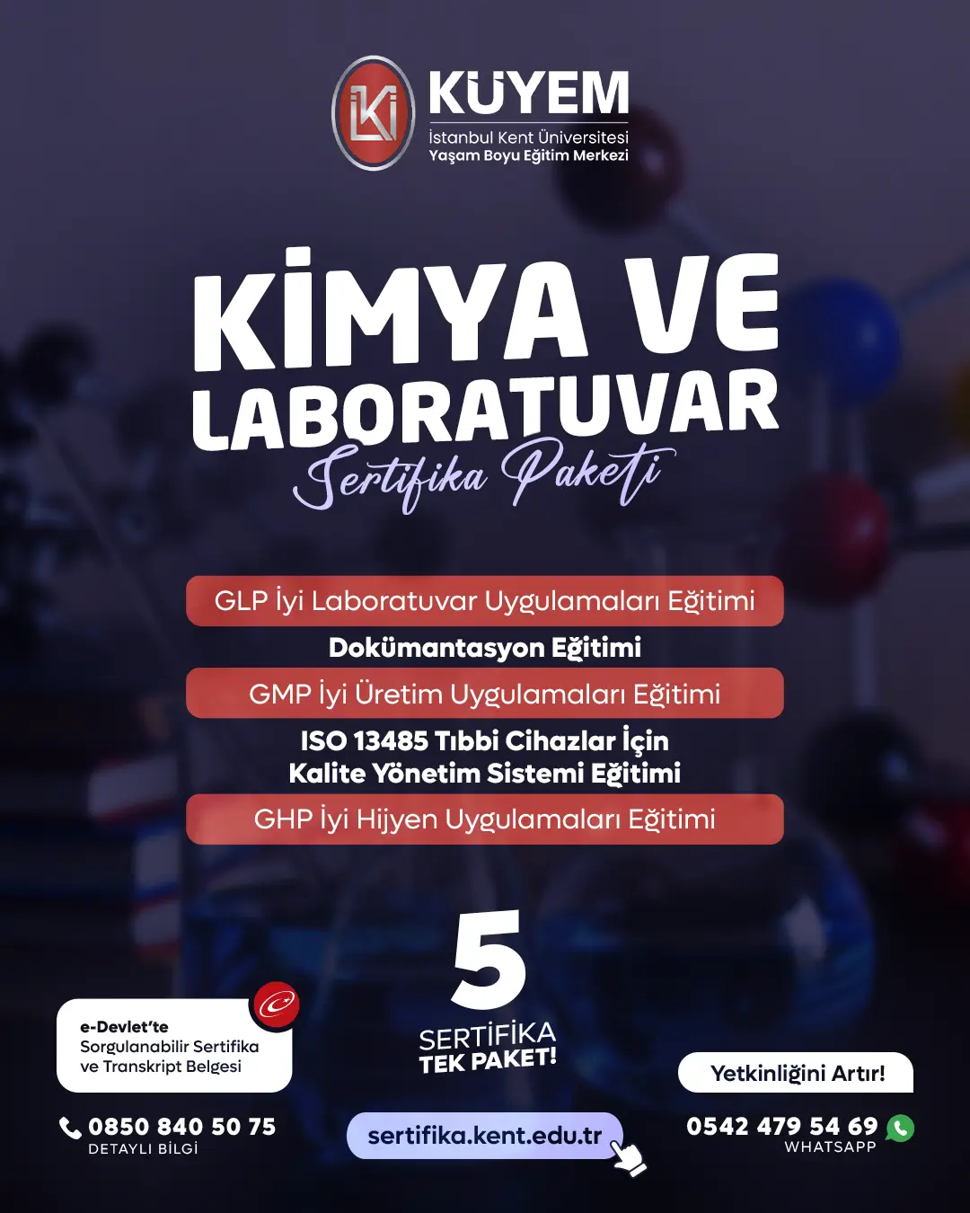 Kimya Ve Laboratuvar Sertifika Paket Programı