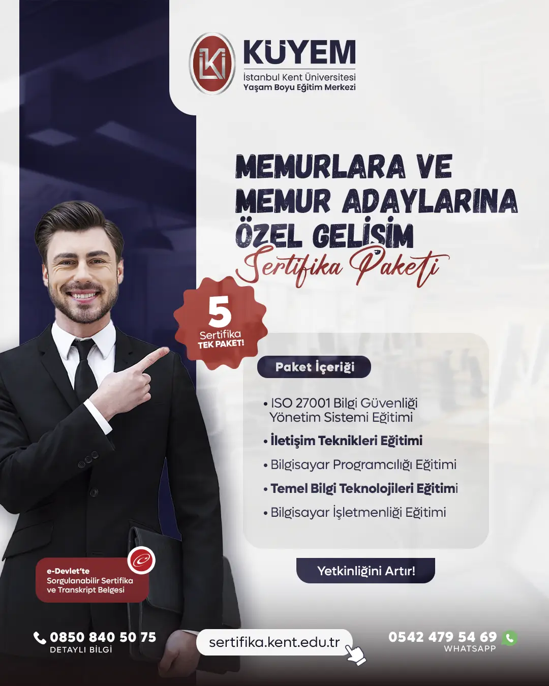 Memurlara Ve Memur Adaylarına Özel Gelişim Sertifika Paket Programı