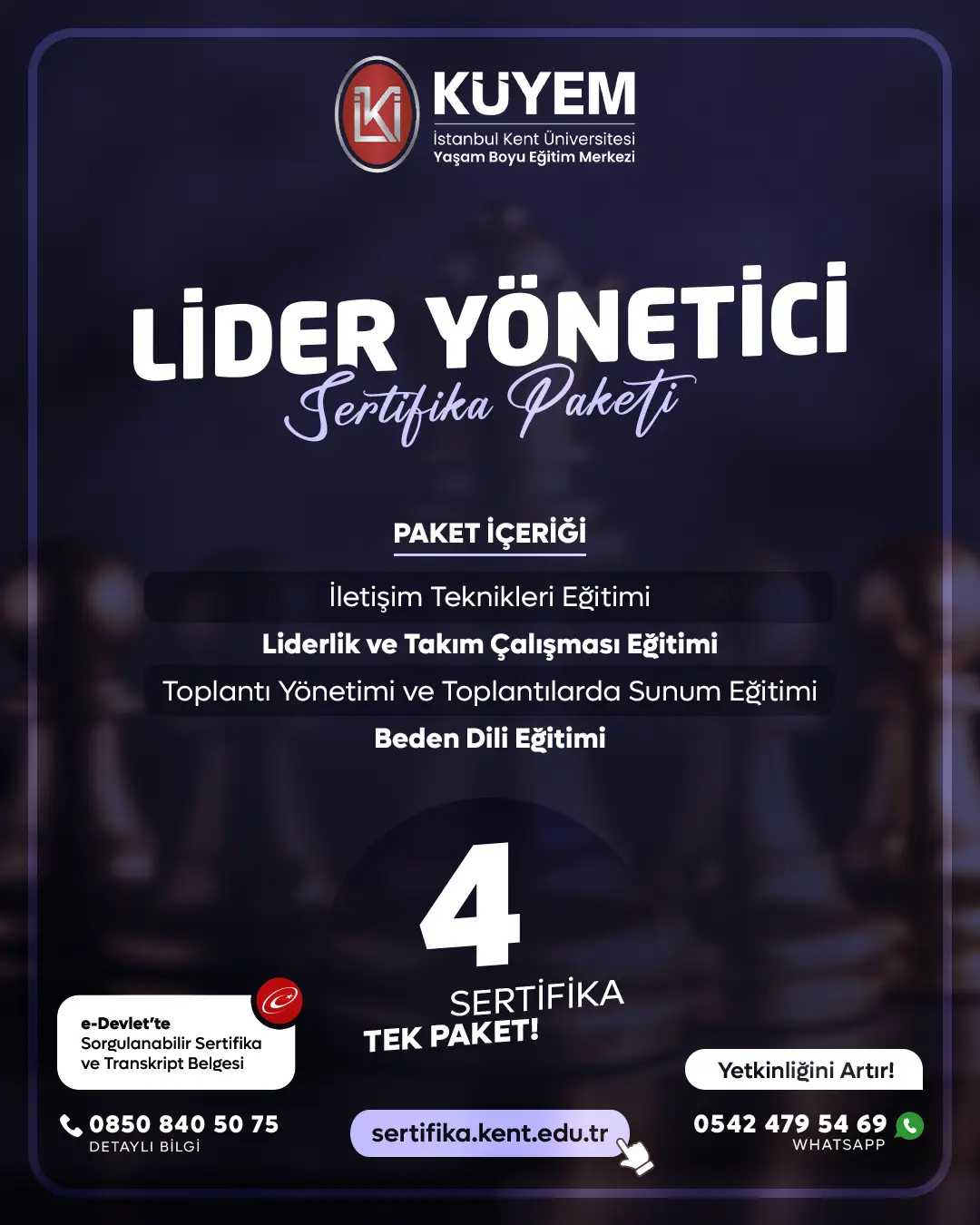 Lider Yönetici Sertifika Paket Programı