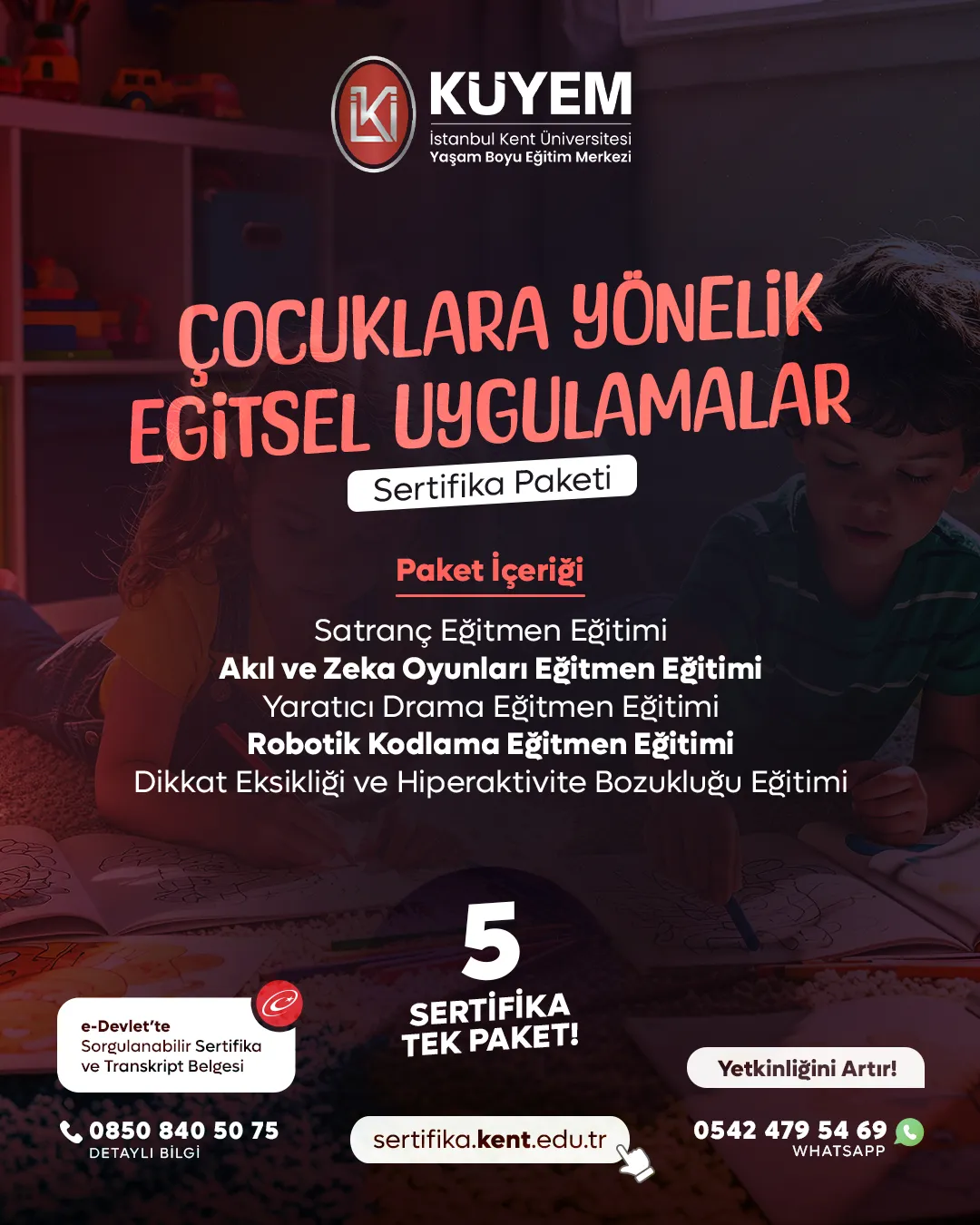 Çocuklara Yönelik Eğitsel Uygulamalar Paketi