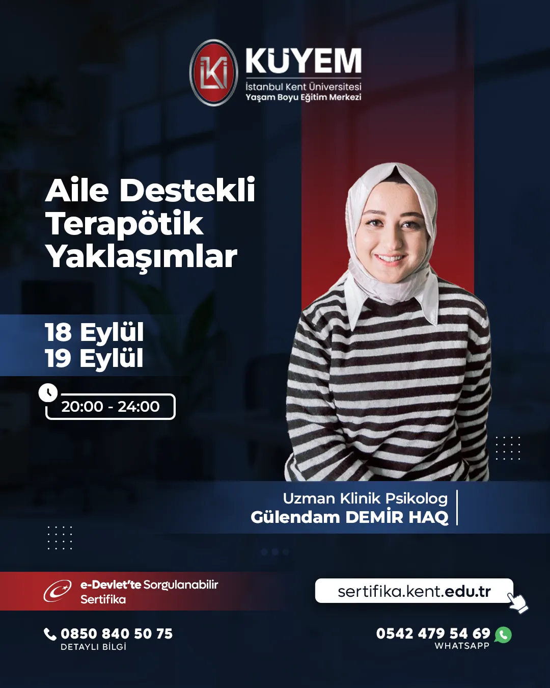 Aile Destekli Terapötik Yaklaşımlar Sertifika Programı (CANLI)
