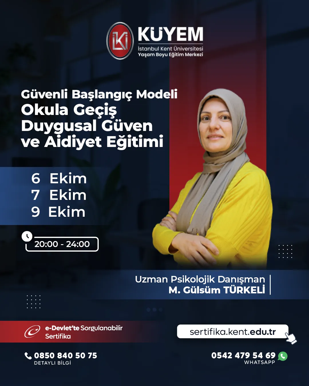 Güvenli Başlangıç Modeli: Okula Geçiş, Duygusal Güven ve Aidiyet Eğitimi (Canlı) 